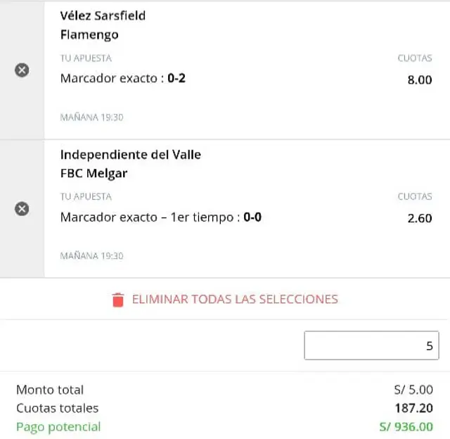 Apuesta deportiva