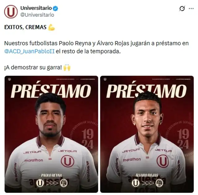 Paolo Reyna y Álvaro Rojas 