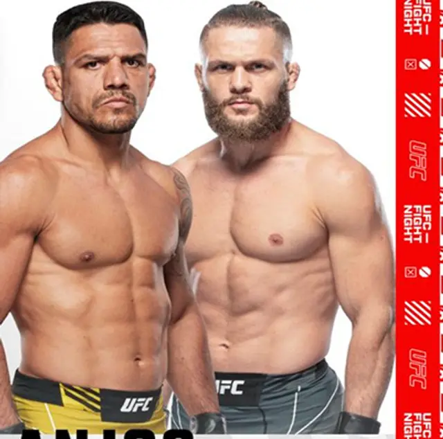 Rafael Dos Anjos vs Rafael Fiziev este sábado 09 de julio