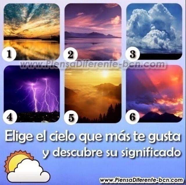 ¿Cuál cielo te gusta más? ¿Cuál cielo te gusta más?