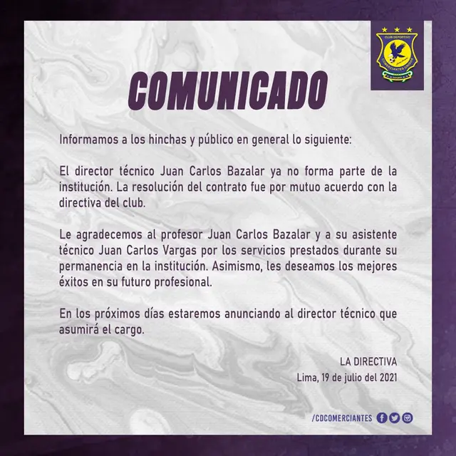 Comunicado Comerciantes Unidos   