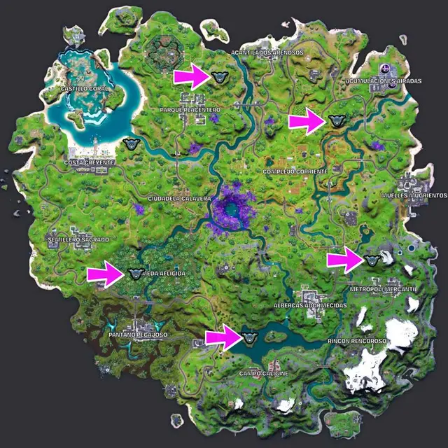 mapa fortnite torre vigia