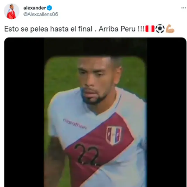  Alexander Callens en redes sociales (Captura de Pantalla)