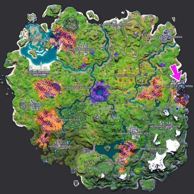 fortnite misiones tarjeta perforada desecho