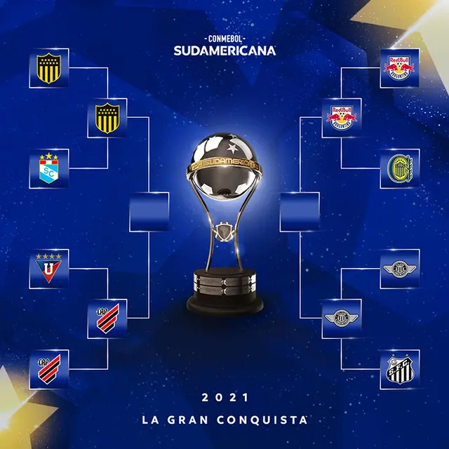 Llaves de semifinales de la Copa Sudamericana.   