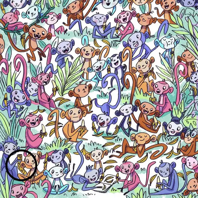 Lo encerramos en un círculo negro.   