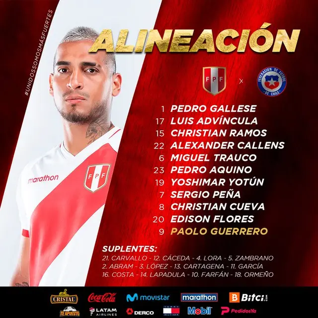 Perú once oficial   