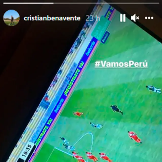 Benavente en Instagram