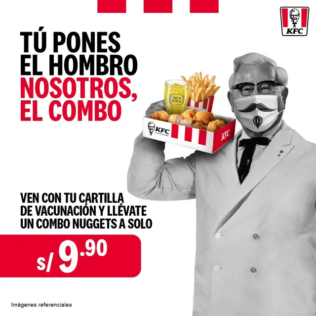 Mira la promoción que ofrece KFC a los vacunados contra la COVID 19