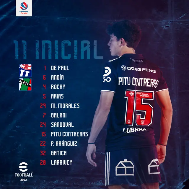 Alineación de U. de Chile. Alineación de U. de Chile.