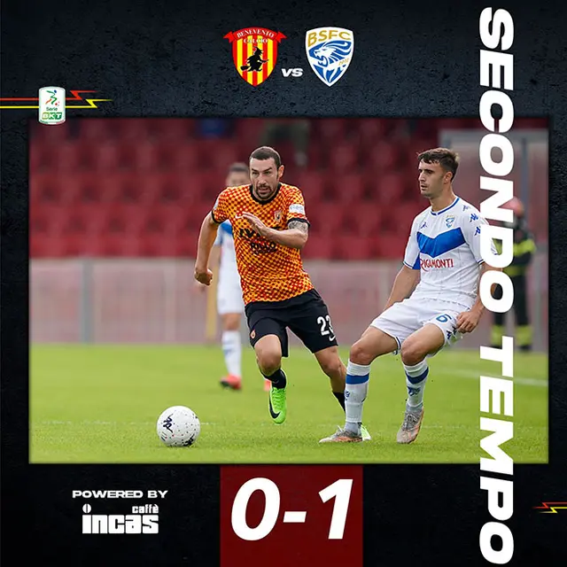 Benevento cayó en casa ante Brescia por 1-0.   