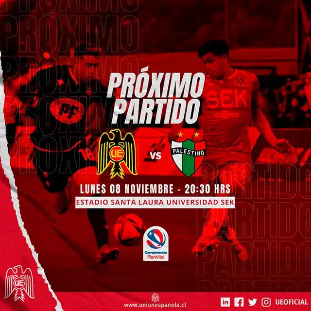 Unión Española quiere seguir firme en zona de clasificación a torneos internacionales.   