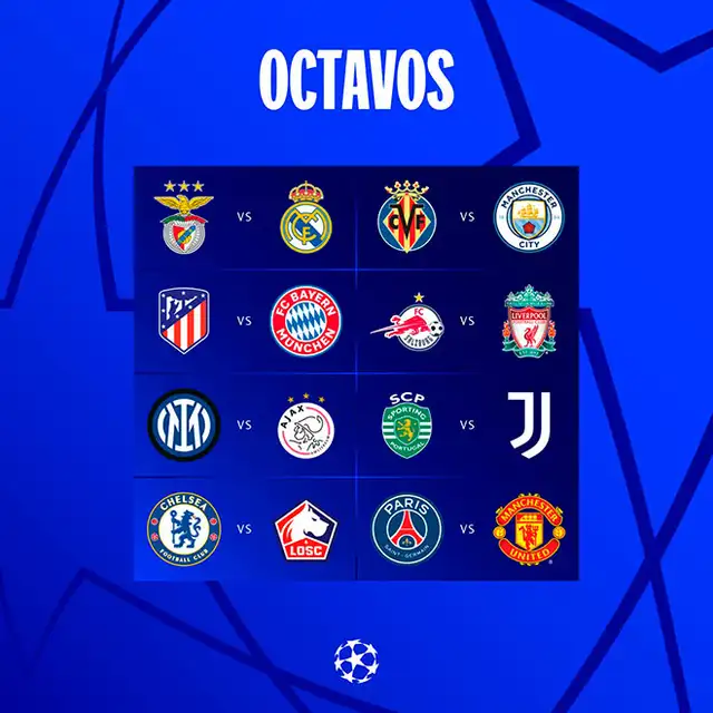 Champions League Octavos de Final