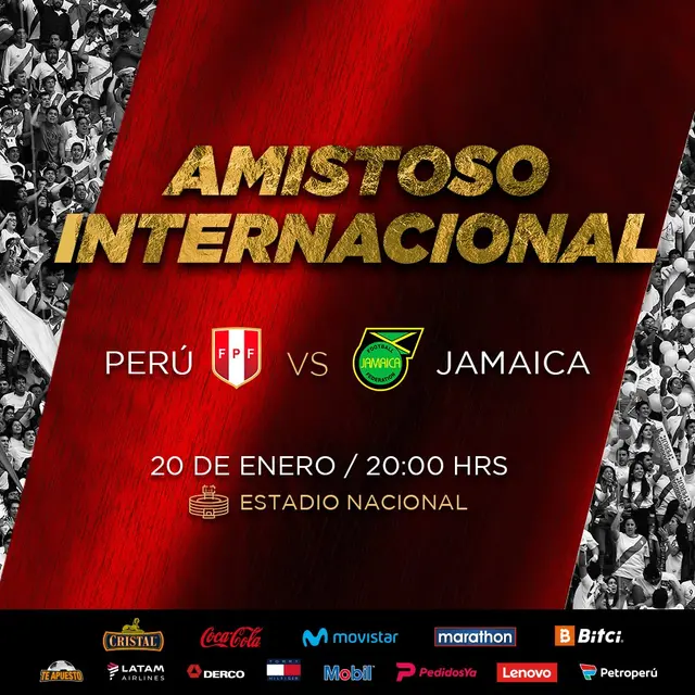 Amistoso Internacional: Perú vs Jamaica (FPF)