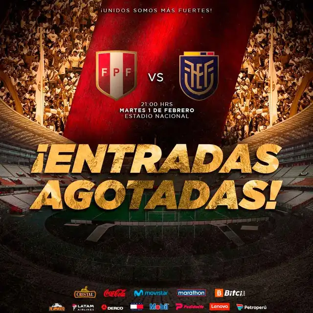 Peru vs. Ecuador Estadio Nacional hora y canal