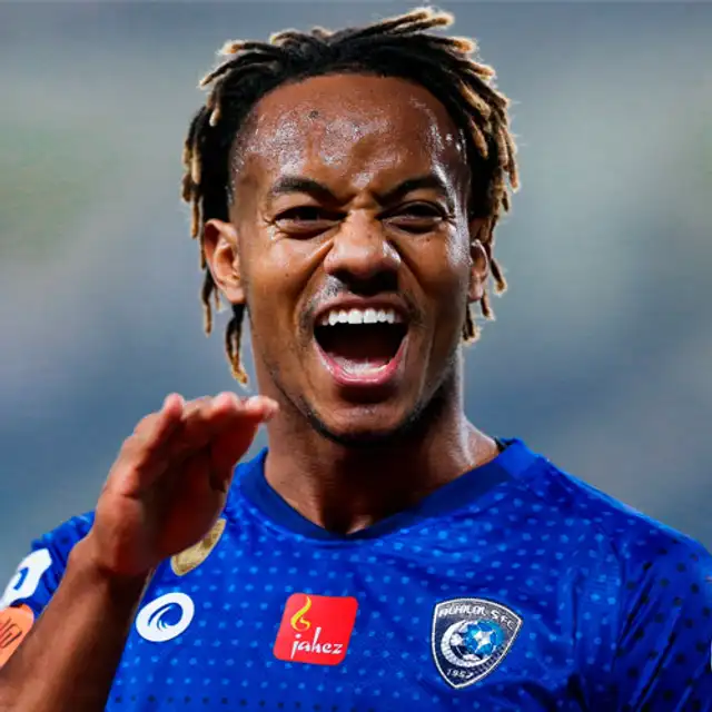 André Carrillo en Al-Hilal André Carrillo en Al-Hilal