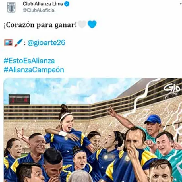 Alianza Lima y una gráfica tras ganarle el clásico a Universitario