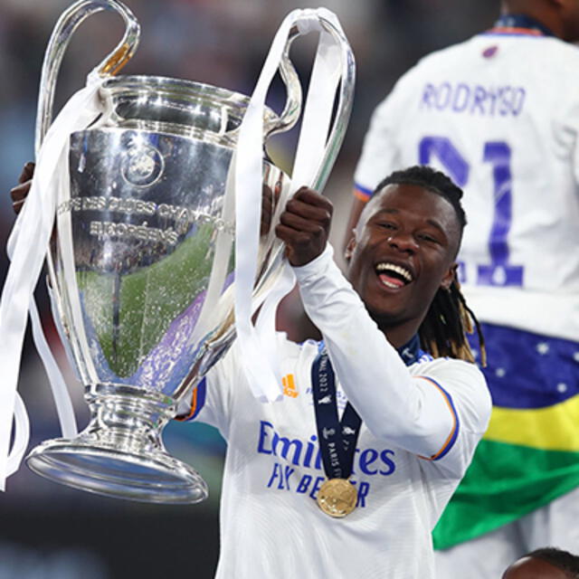Eduardo Camavinga, campeón con Real Madrid a sus 19 años