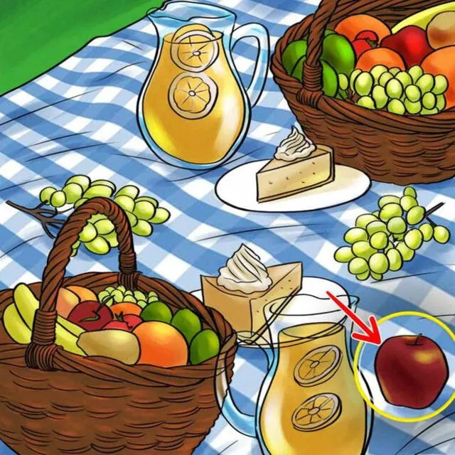 Acertijo visual, qué fruta no tiene par, solución. Acertijo visual, qué fruta no tiene par, solución.