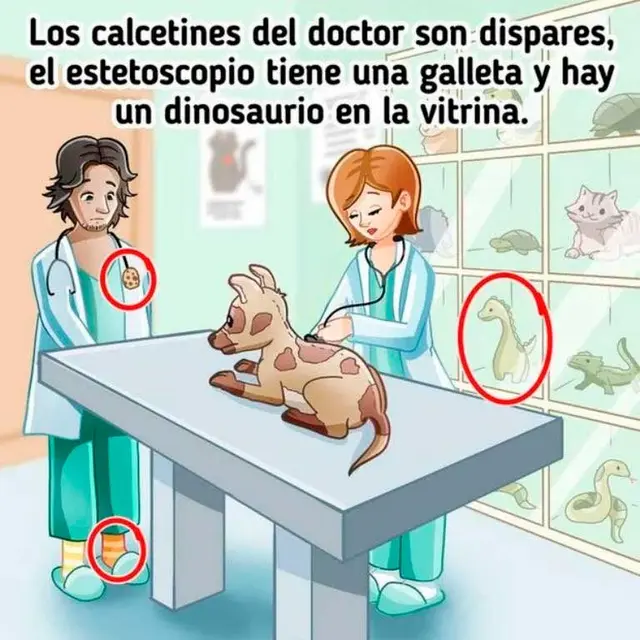 acertijo visual encuentra error en la siguiente imagen 
