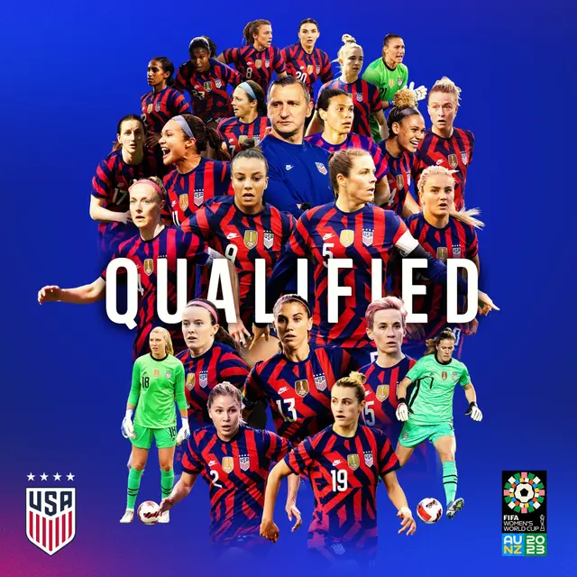 Estados Unidos clasificada al Mundial femenino 2023 Estados Unidos clasificada al Mundial femenino 2023