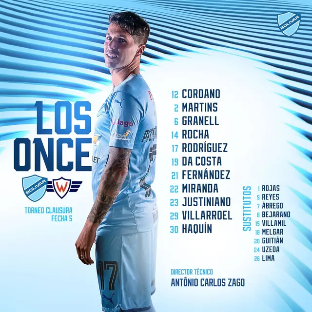 once de Bolívar.