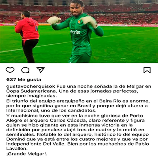 Gustavo Cherquis en redes sociales