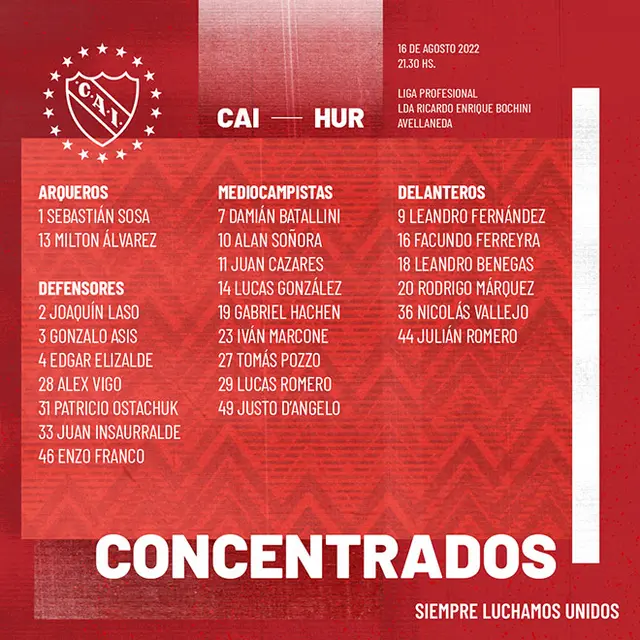 Independiente vs Huracán Independiente vs Huracán