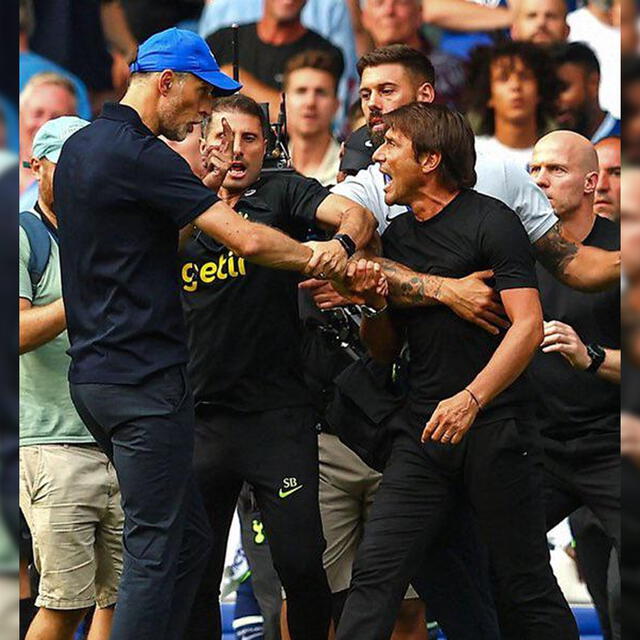 ¿El brazo largo de Tuchel? Dale sentido a la ilusión óptica en este altercado futbolístico