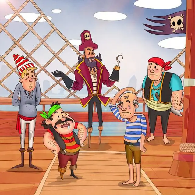 mente de pirata reto visual desafío hallar la brújula