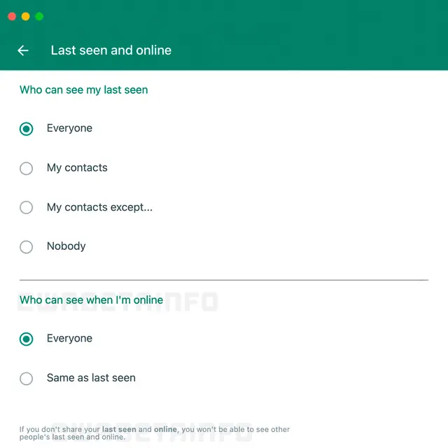 WhatsApp: aplicación de PC permitirá ocultar el 'en línea' para futura actualización
