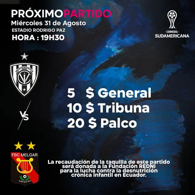 Melgar vs Independiente del Valle