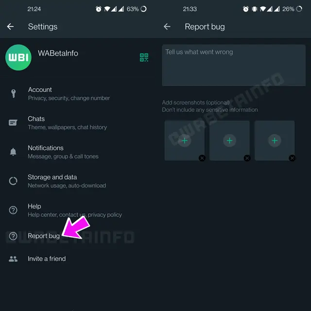 WhatsApp hará mucho más sencillo reportar errores en la aplicación WhatsApp hará mucho más sencillo reportar errores en la aplicación