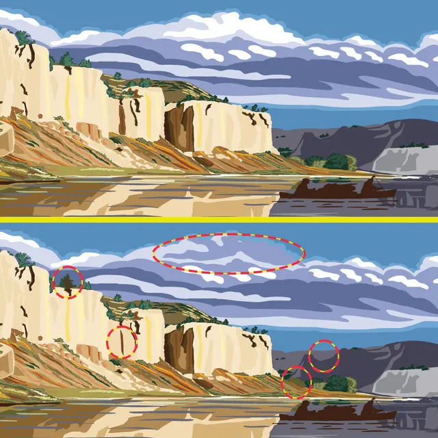 ¿Logras ver las 5 diferencias del reto visual? Únete al 10% que acertó