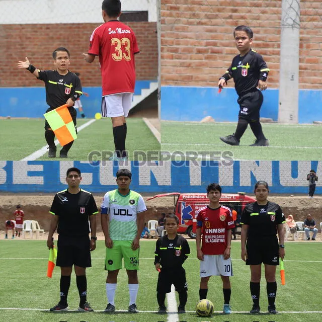 Árbitro de talla baja dirigió el partido entre Piratas vs. San Marcos por la Copa Federación. Árbitro de talla baja dirigió el partido entre Piratas vs. San Marcos por la Copa Federación.