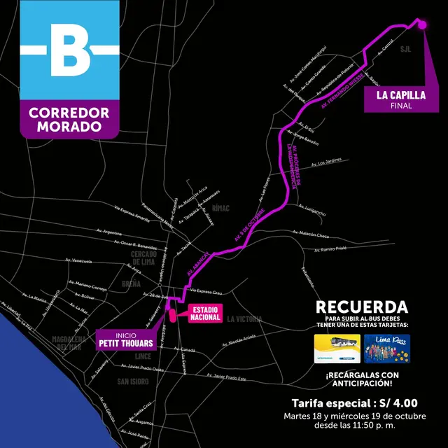 Corredor morado