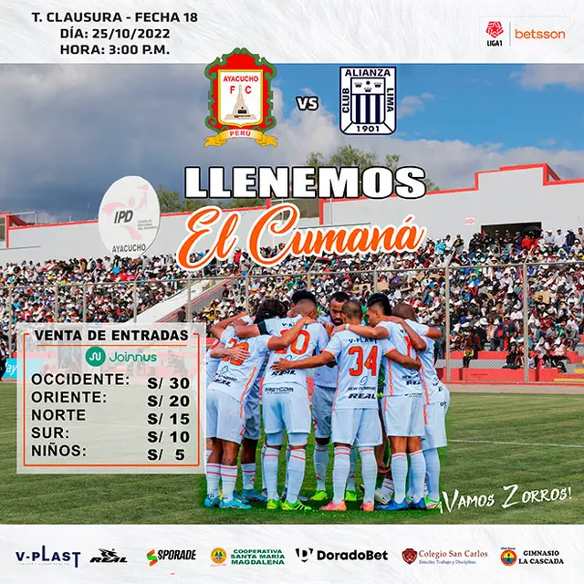 Alianza Lima vs Ayacucho FC
