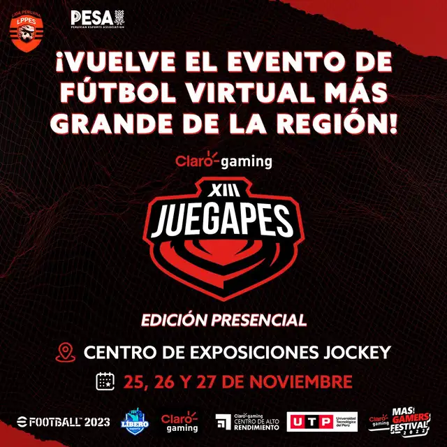 Claro gaming XIII JUEGAPES Claro gaming XIII JUEGAPES
