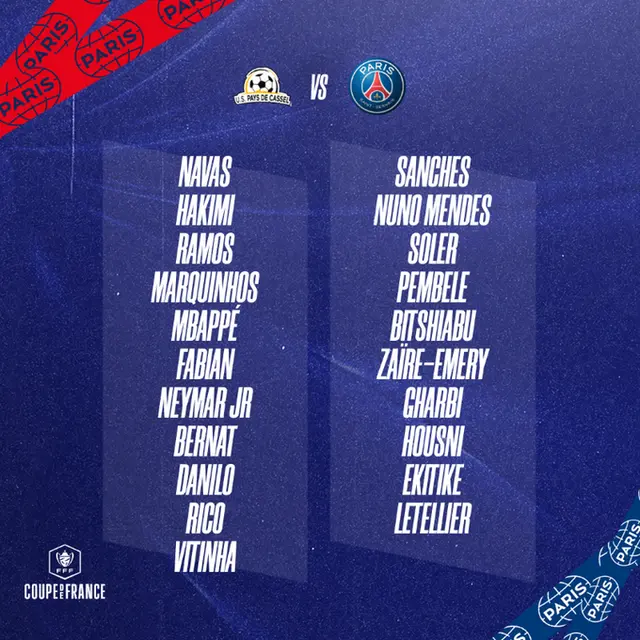 PSG vs Pays de Cassel