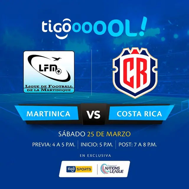 Costa Rica vs Martinica