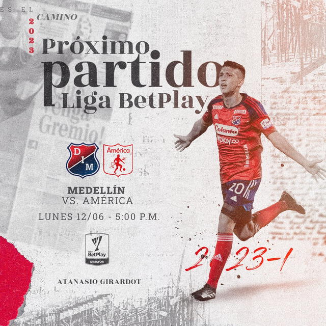 Medellín vs América de Cali EN VIVO Liga Bet Play