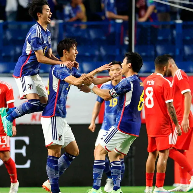 Japón le ganó a Perú en duelo amistoso.