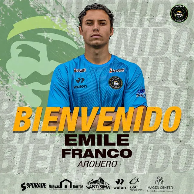Piratas FC anunció a Emile Franco.