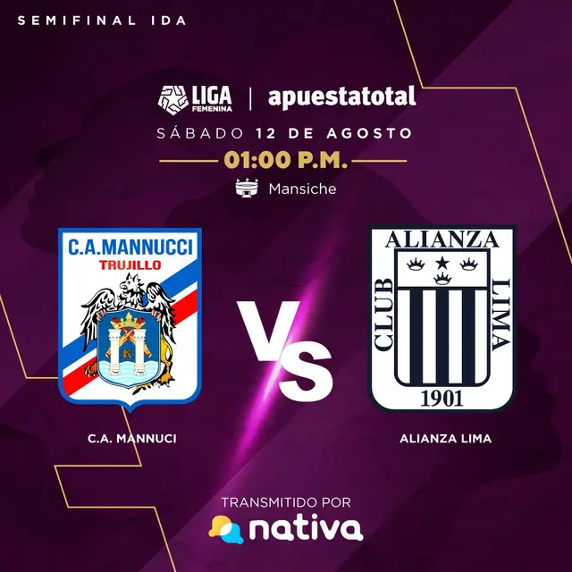 Alianza Lima vs Mannucci vía Nativa