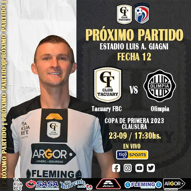 Olimpia vs Tacuary