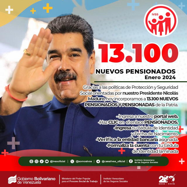 ivss nuevos pensionados