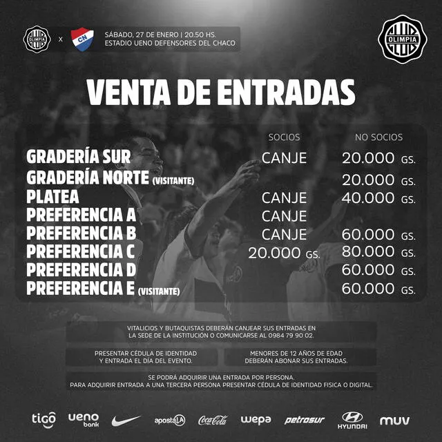Olimpia vs Nacional