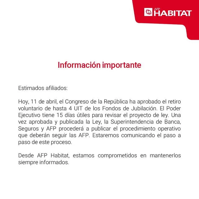Retiro AFP 2024