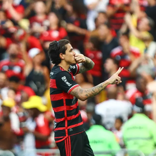 Pedro es el goleador de Flamengo en la Copa Libertadores 2024 con dos tantos.   