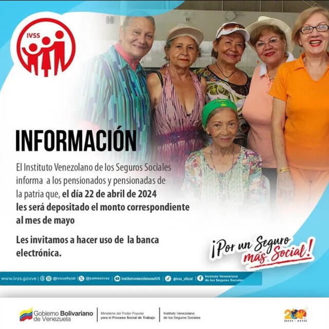 pago pensionados ivss